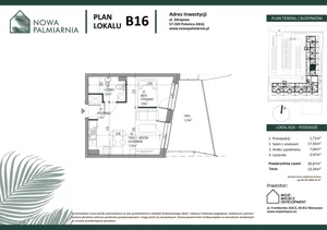 1 pokój, apartament 30,67 m², piętro 2, oferta nr B16, Nowa Palmiarnia, Polanica-Zdrój, ul. Zdrojowa