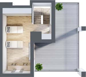 4 pokoje, penthouse 85,45 m², piętro 4, oferta nr A30, Dąbrowskiego 9, Szczecin, Zachód, Nowe Miasto, ul. Dąbrowskiego / Piekary