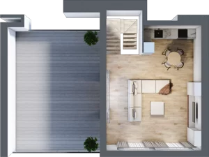 3 pokoje, mieszkanie 73,20 m², piętro 4, oferta nr A33, Dąbrowskiego 9, Szczecin, Zachód, Nowe Miasto, ul. Dąbrowskiego / Piekary