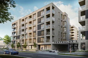 Teatralna 3 - budynek B, nowe mieszkania, Modena Group, ul. Teatralna 1, Śródmieście, Sosnowiec