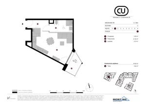 1 pokój, apartament 33,52 m², piętro 1, oferta nr A.1.M05, Cynamonowa Ursynów, Warszawa, Ursynów, Ursynów Centrum, ul. Cynamonowa 23