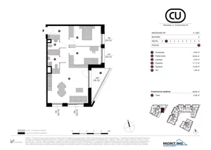 3 pokoje, apartament 68,55 m², piętro 1, oferta nr A.1.M07, Cynamonowa Ursynów, Warszawa, Ursynów, Ursynów Centrum, ul. Cynamonowa 23