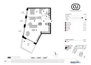 3 pokoje, apartament 70,63 m², piętro 7, oferta nr A.7.M02, Cynamonowa Ursynów, Warszawa, Ursynów, Ursynów Centrum, ul. Cynamonowa 23