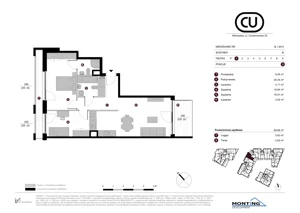 3 pokoje, apartament 69,66 m², piętro 1, oferta nr B.1.M13, Cynamonowa Ursynów, Warszawa, Ursynów, Ursynów Centrum, ul. Cynamonowa 23