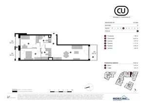 3 pokoje, apartament 70,87 m², piętro 4, oferta nr B.4.M06, Cynamonowa Ursynów, Warszawa, Ursynów, Ursynów Centrum, ul. Cynamonowa 23