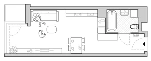 1 pokój, apartament 27,27 m², piętro 1, oferta nr A/BP-M15, Baja Piaśniki, Świętochłowice, ul. Sudecka 10