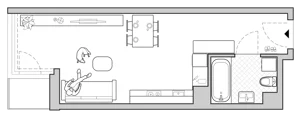 1 pokój, apartament 27,73 m², piętro 3, oferta nr A/BP-M48, Baja Piaśniki, Świętochłowice, ul. Sudecka 10