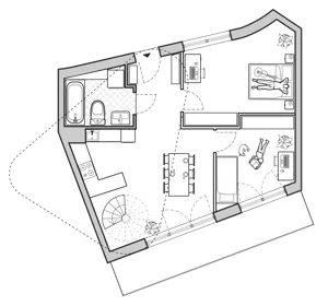 4 pokoje, apartament 87,59 m², parter, oferta nr A/BP-M83, Baja Piaśniki, Świętochłowice, ul. Sudecka 10