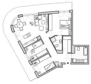 4 pokoje, apartament 97,77 m², piętro 1, oferta nr A/BP-M18, Baja Piaśniki, Świętochłowice, ul. Sudecka 10
