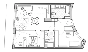 4 pokoje, apartament 97,48 m², parter, oferta nr A/BP-M85, Baja Piaśniki, Świętochłowice, ul. Sudecka 10