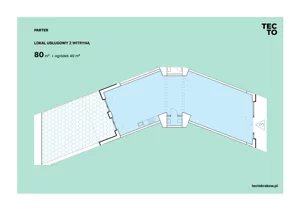 Lokal użytkowy 80,00 m², oferta nr 4, Tecto, Kraków, Podgórze Duchackie, Wola Duchacka, ul. Henryka Kamieńskiego