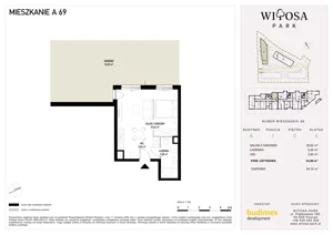 1 pokój, mieszkanie 34,86 m², piętro 3, oferta nr A89, Witosa Park, Poznań, Winiary, Winiary, ul. Piątkowska 165 A-B