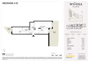 3 pokoje, mieszkanie 67,92 m², parter, oferta nr A2, Witosa Park, Poznań, Winiary, Winiary, ul. Piątkowska 165 A-B