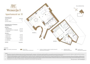 3 pokoje, mieszkanie 122,55 m², piętro 4, oferta nr LM11, Wenecja 1, Kraków, Stare Miasto, Piasek, ul. Wenecja / Garncarska