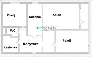 Mieszkanie trzypokojowe 56,80 m², Warszawa, Władysława Umińskiego, Sprzedaż