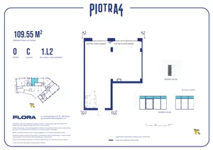 Lokal użytkowy 109,55 m², oferta nr 1.L2, Piotra 4 - lokale użytkowe, Gdynia, Śródmieście, ul. Św. Piotra 4