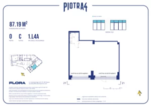 Lokal użytkowy 87,19 m², oferta nr 1.L4a, Piotra 4 - lokale użytkowe, Gdynia, Śródmieście, ul. Św. Piotra 4