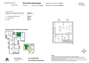 Lokal użytkowy 27,57 m², oferta nr AL.18, Parkove Love - lokale usługowe, Łódź, Bałuty, ul. Górnicza 12/14 