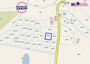 Działka 1 357,00 m², Kierzkowo, Sprzedaż