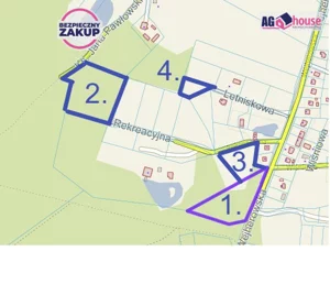 Działka 14 064,00 m², Nowy Dwór Wejherowski, Letniskowa, Sprzedaż