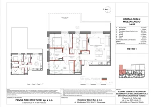 4 pokoje, mieszkanie 78,22 m², piętro 1, oferta nr A.08, Piaseczno Residence, Piaseczno, ul. Wojska Polskiego