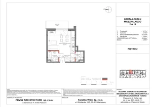 1 pokój, mieszkanie 33,96 m², piętro 2, oferta nr A.19, Piaseczno Residence, Piaseczno, ul. Wojska Polskiego