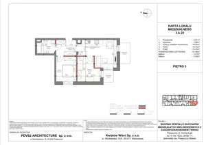 3 pokoje, mieszkanie 51,48 m², piętro 3, oferta nr A.22, Piaseczno Residence, Piaseczno, ul. Wojska Polskiego