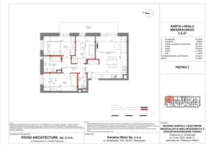 4 pokoje, mieszkanie 77,44 m², piętro 3, oferta nr A.27, Piaseczno Residence, Piaseczno, ul. Wojska Polskiego