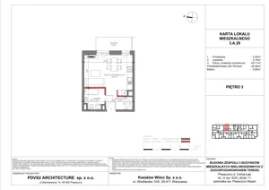 1 pokój, mieszkanie 30,55 m², piętro 3, oferta nr A.28, Piaseczno Residence, Piaseczno, ul. Wojska Polskiego