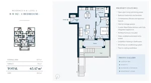 2 pokoje, mieszkanie 65,47 m², parter, oferta nr 8802, HEIGHTS by Luštica Bay, Tivat
