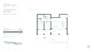 3 pokoje, mieszkanie 119,99 m², parter, oferta nr GA4-04, Botanika - The Peaks by Luštica Bay, Radovici