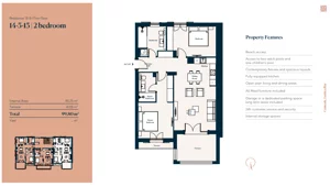 3 pokoje, mieszkanie 85,75 m², piętro 1, oferta nr 14|5|13, Centrale - Block 14 by Luštica bay, Radovici