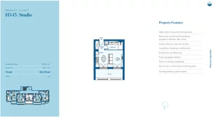1 pokój, mieszkanie 30,34 m², piętro 1, oferta nr H3-13, Horizon by Luštica Bay, Tivat, Radovici