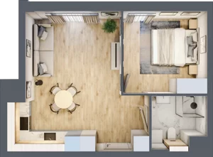 2 pokoje, mieszkanie 40,23 m², piętro 4, oferta nr B.M098, Oh! Praga, Warszawa, Praga Północ, Szmulki, ul. Białostocka 5D