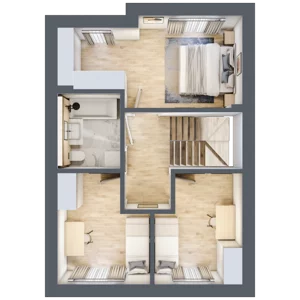Dom 113,29 m², oferta nr 38, Osada Magdalenka 2, Lesznowola, Słomin, ul. Biedronki