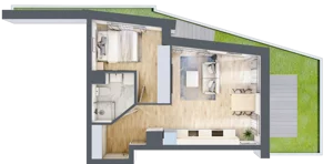 2 pokoje, apartament 38,38 m², parter, oferta nr M003, SeaBreeze, Świnoujście, Osiedle Matejki, ul. Jana Matejki 41