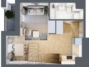2 pokoje, apartament 56,73 m², piętro 12, oferta nr M1203, SeaBreeze, Świnoujście, Osiedle Matejki, ul. Jana Matejki 41