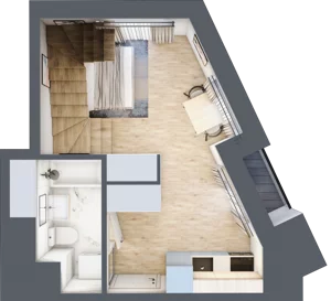 2 pokoje, apartament 50,39 m², piętro 10, oferta nr M1001, SeaBreeze, Świnoujście, Osiedle Matejki, ul. Jana Matejki 41