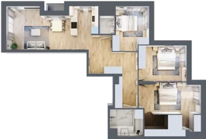 4 pokoje, apartament 93,13 m², piętro 5, oferta nr M506, SeaBreeze, Świnoujście, Osiedle Matejki, ul. Jana Matejki 41