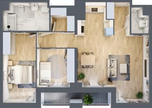 4 pokoje, apartament 78,18 m², piętro 5, oferta nr M507, SeaBreeze, Świnoujście, Osiedle Matejki, ul. Jana Matejki 41