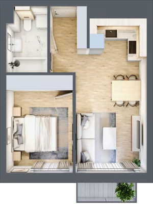 2 pokoje, mieszkanie 36,37 m², piętro 3, oferta nr CM23, Nowa Słodownia, Nysa, ul. Słowiańska 18