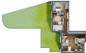 3 pokoje, mieszkanie 66,77 m², parter, oferta nr M08, Punkt Wola, Kraków, Podgórze Duchackie, Wola Duchacka, ul. Trybuny Ludów 15