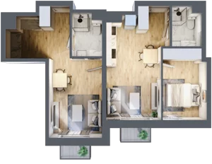 3 pokoje, mieszkanie 58,92 m², piętro 4, oferta nr A23, Lelewela 9, Wrocław, Stare Miasto, ul. Joachima Lelewela 9