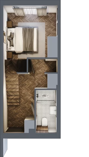 4 pokoje, mieszkanie 63,49 m², piętro 1, oferta nr G2, Zgodna Park, Libertów, ul. Zgodna