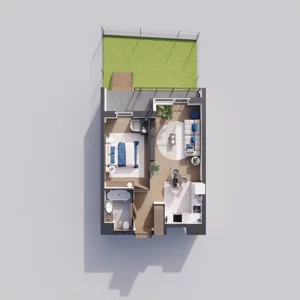2 pokoje, apartament 46,86 m², parter, oferta nr C-08, Szerokie Residence, Lublin, Szerokie, ul. Kazimiery Litwiniukowej