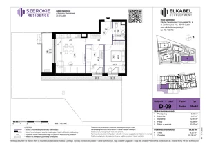 3 pokoje, apartament 59,85 m², parter, oferta nr D-09, Szerokie Residence, Lublin, Szerokie, ul. Kazimiery Litwiniukowej