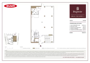 Lokal użytkowy 121,05 m², oferta nr LU3, Dajwór - lokale użytkowe, Kraków, Stare Miasto, Kazimierz, ul. Dajwór