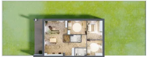 4 pokoje, mieszkanie 99,67 m², piętro 1, oferta nr B1.13, Fokus Bielany, Bielany Wrocławskie, ul. Kolejowa 5
