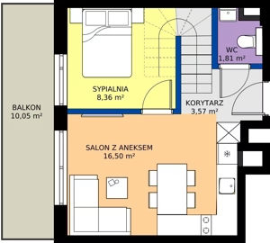 4 pokoje, mieszkanie 61,16 m², piętro 2, oferta nr 20, Fabryka na Pradze Radzymińska 14, Warszawa, Praga Północ, ul. Radzymińska 14