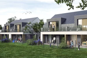 Beskidzka Park, nowe domy, Heritage Invest Park, ul. Beskidzka 129, Widzew, Łódź